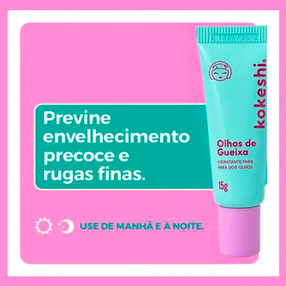 Creme Hidratante Para Área Dos Olhos Olhos de Gueixa Kokeshi 15g