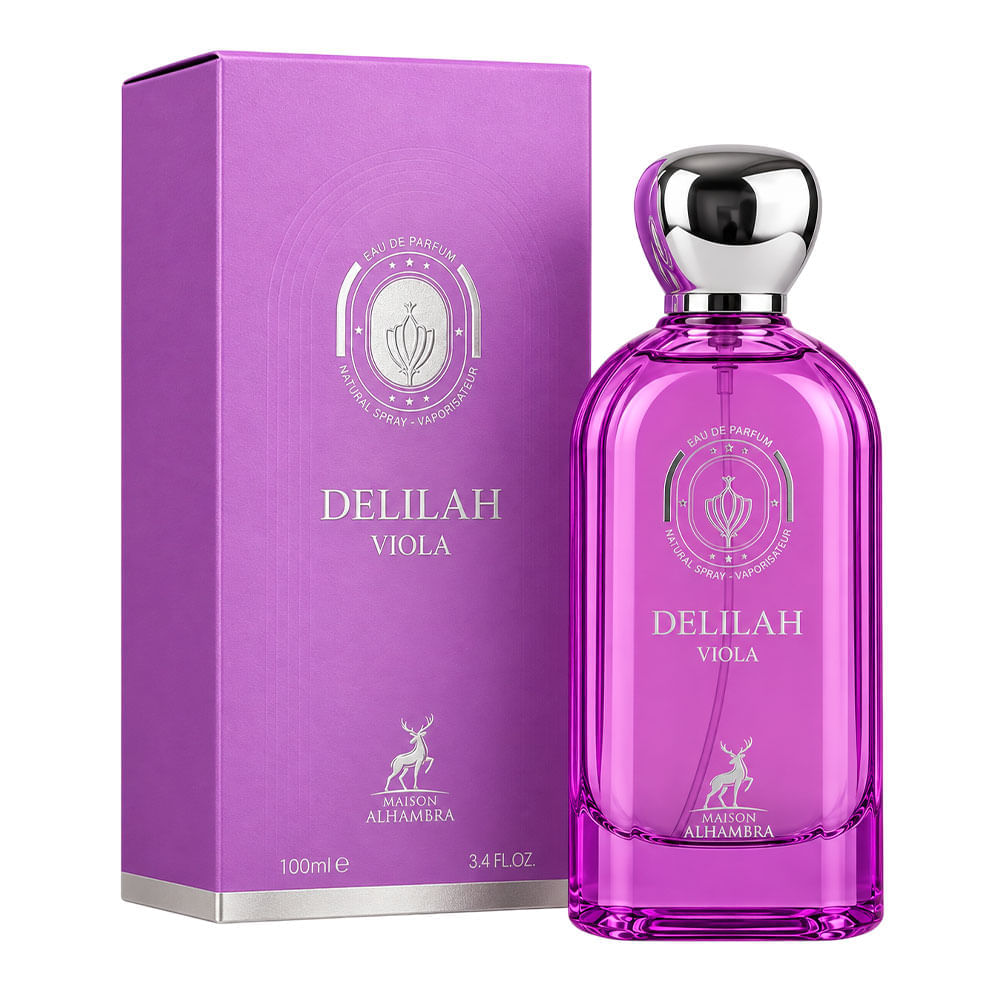 Perfume Árabe Unissex Delilah Viola Maison Alhambra Eau de Parfum 100ml