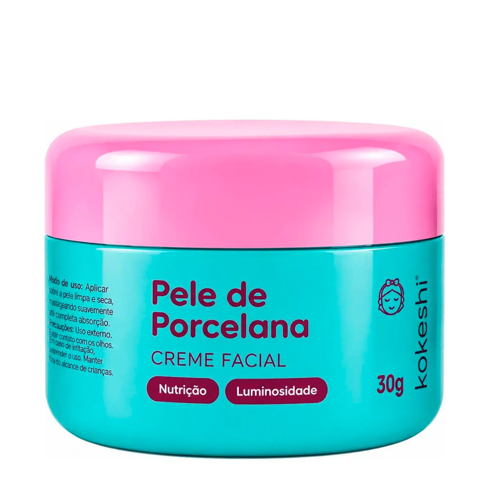 Hidratante Facial Pele De Porcelana Kokeshi 30g
