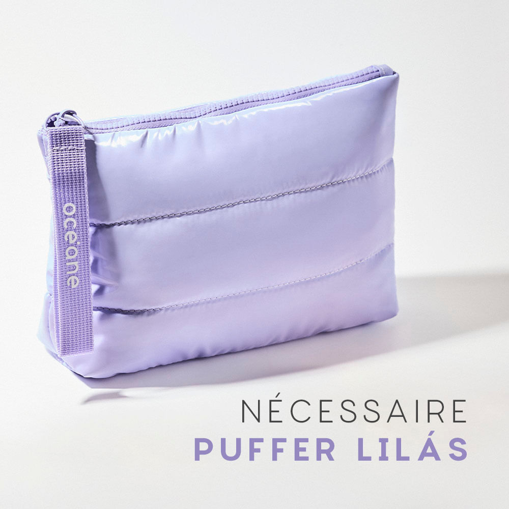 Nécessarie Puffer Oceane Lilás