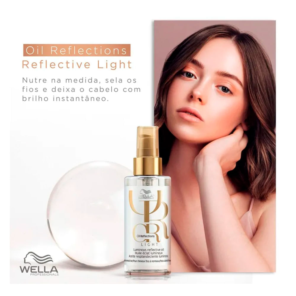 Óleo Capilar Oil Reflections Reflective Light Wella Professionals 100ml