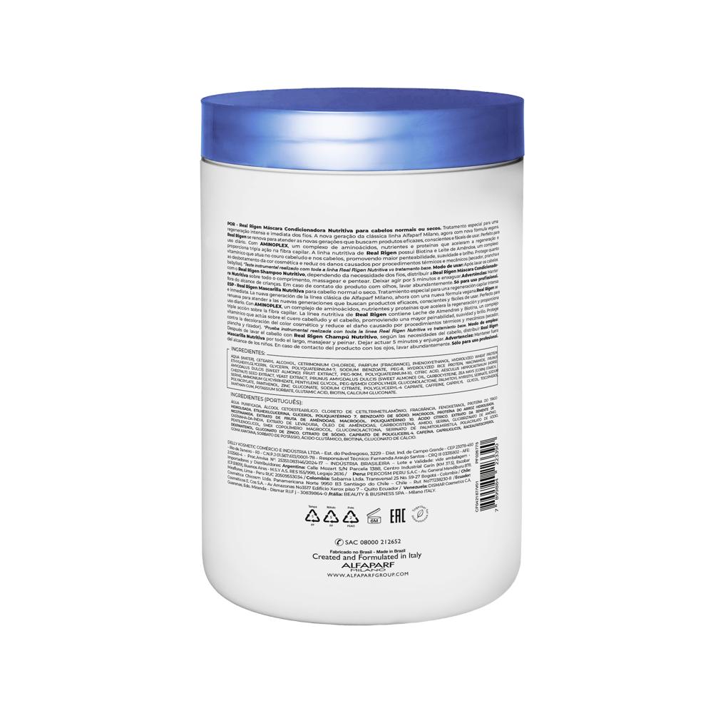 Máscara Nutritiva Real Rigen Alfaparf Milano 1kg