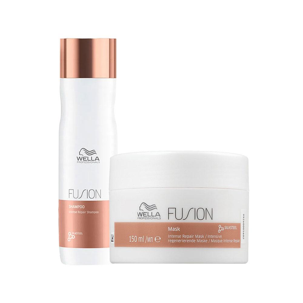 Kit Fusion Wella Professionals Shampoo 250ml + Máscara 150ml