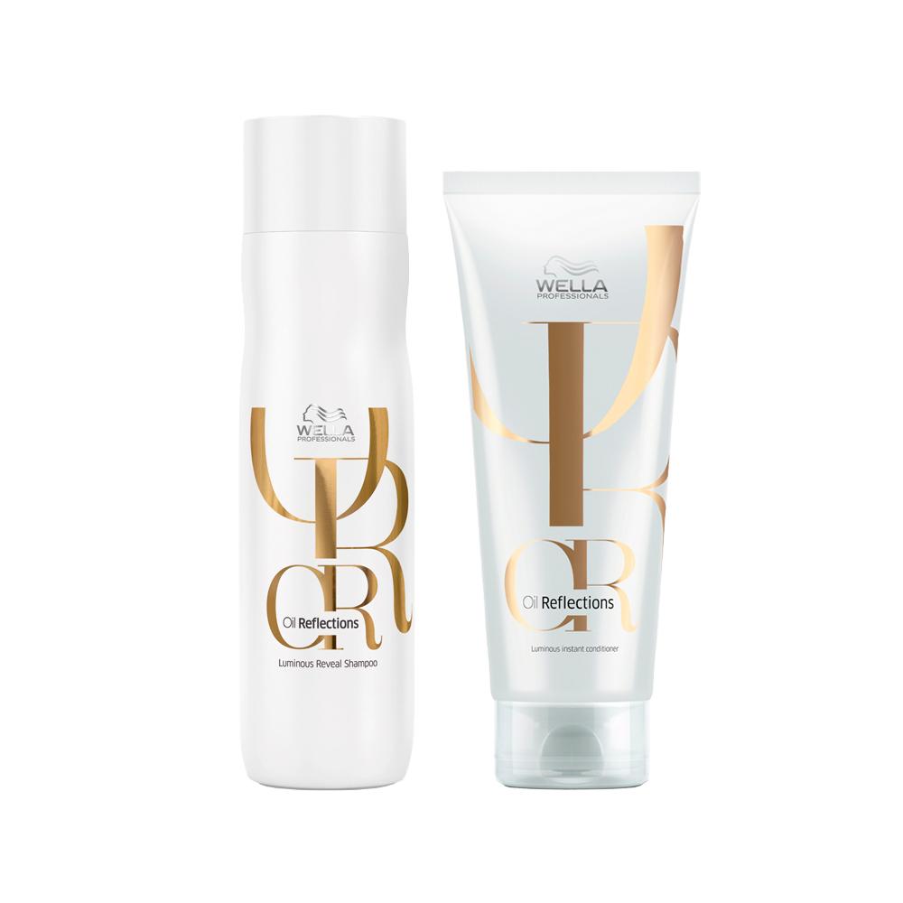 Kit Oil Reflections Wella Professionals Shampoo 250ml + Condicionador 200ml