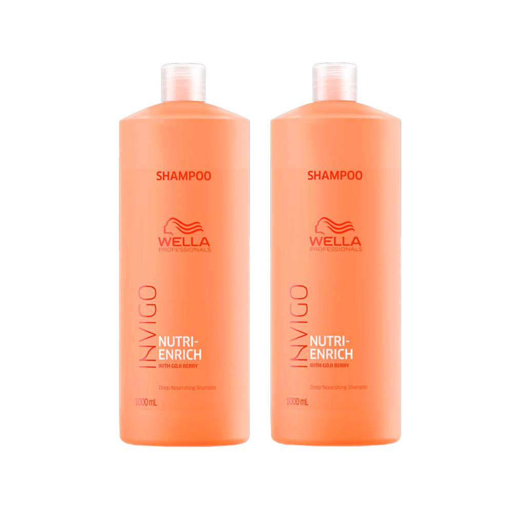 Shampoo Invigo Nutri Enrich Wella Professionals 1l 2 Unidades