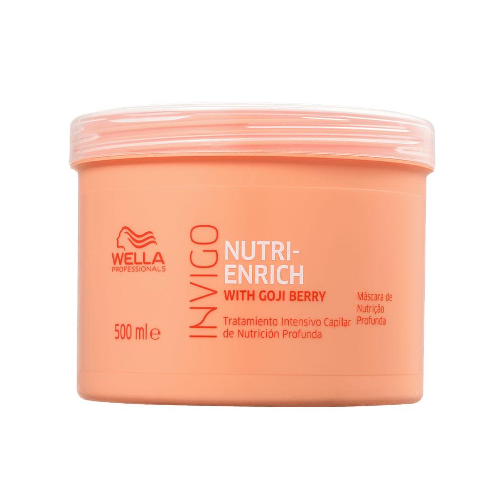 Cronograma Capilar Wella Invigo Nutri Enrich 500ml + Fusion 500ml + Oil Reflections 500ml