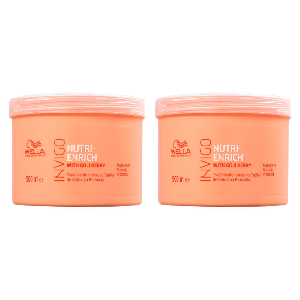 Máscara de Nutrição Invigo Nutri Enrich Wella Professionals 500ml 2 Unidades
