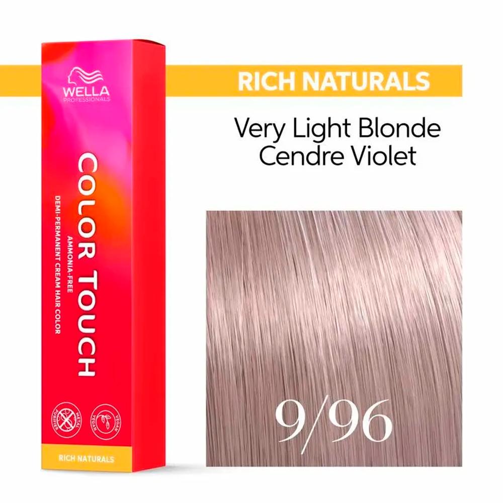 ColoraçãoColor Touch Rich Naturals  Wella Professionals 60ml 9/96
