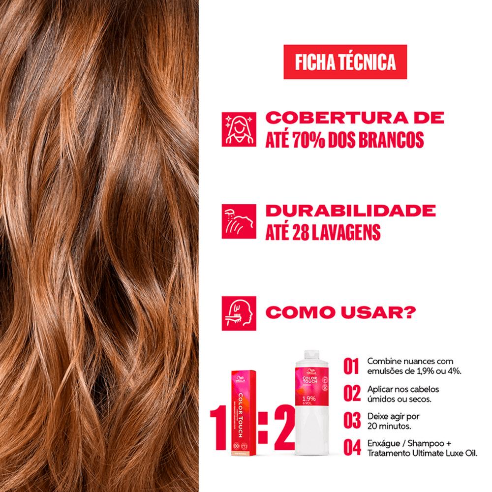 ColoraçãoColor Touch Rich Naturals  Wella Professionals 60ml 9/96