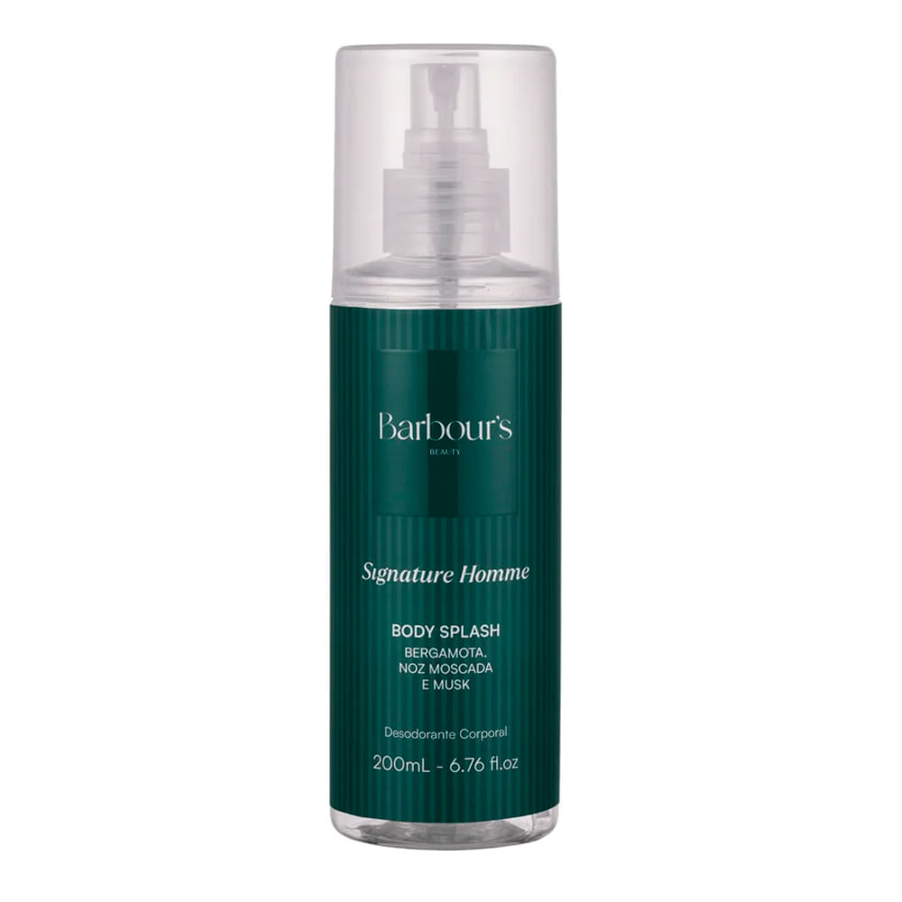 Body Splash Signature Homme Barbour's Beauty 200ml