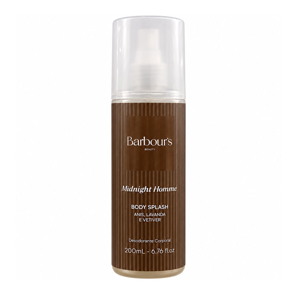 Body Splash Midnight Homme Barbour's Beauty 200ml