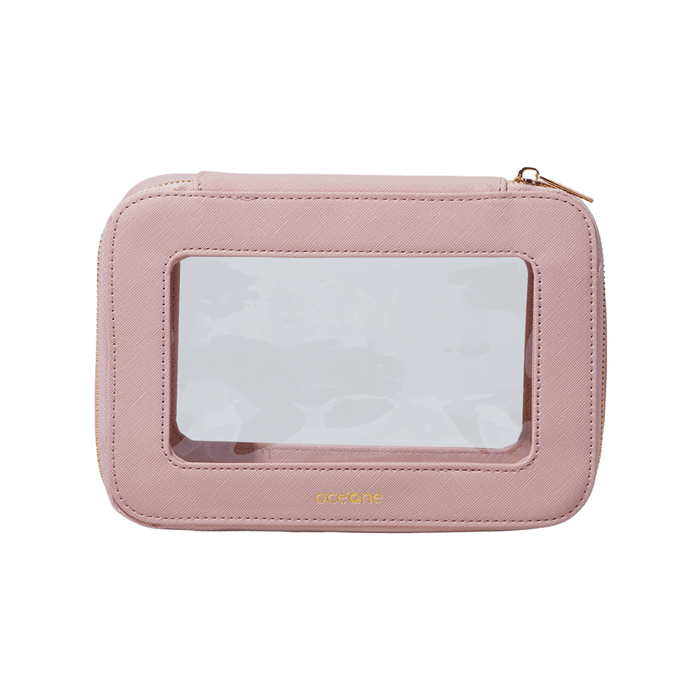 Nécessaire Nude Com Transparência Crystal Case