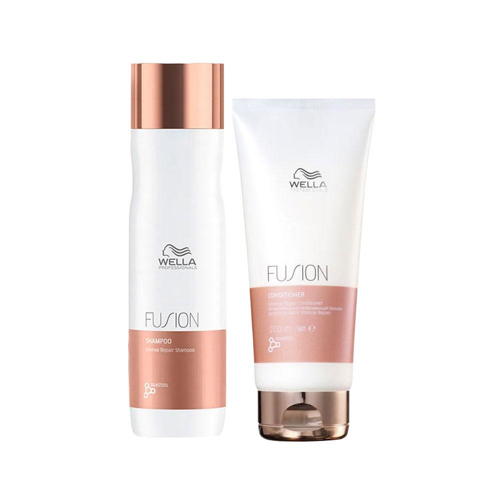 Kit Fusion Wella Professionals Shampoo 250ml + Condicionador 200ml