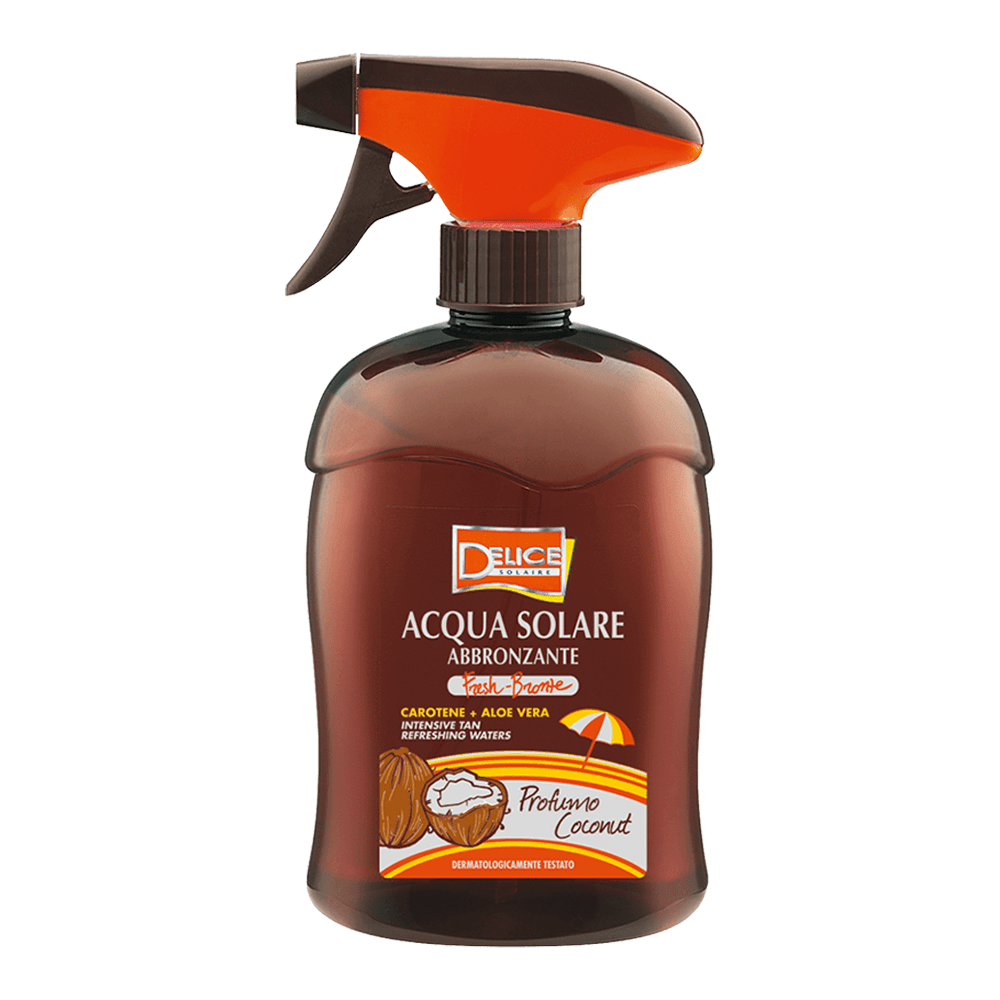 Delice Solaire Acqua Solare  Profumo Coconut - Água Perfumada Bronzeadora 500ml