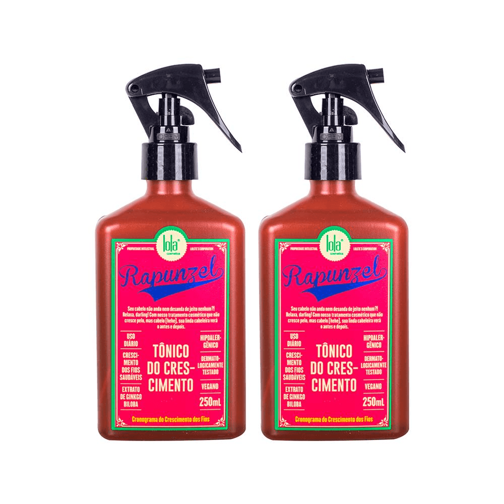 Tônico Capilar Lola Rapunzel 250ml 2 Unidades