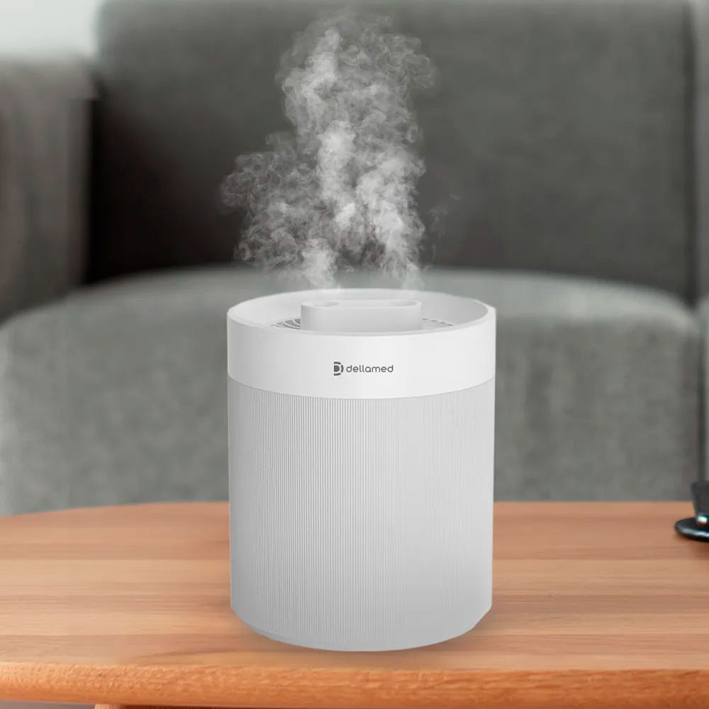 Umidificador de Ar Dellamed Umi LIGHT Silencioso, Aromático, com Desligamento Automático