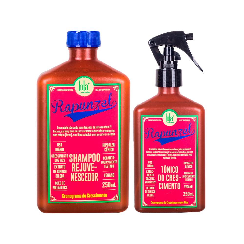 Kit Rapunzel Lola Shampoo 250ml + Tônico Capilar 250ml
