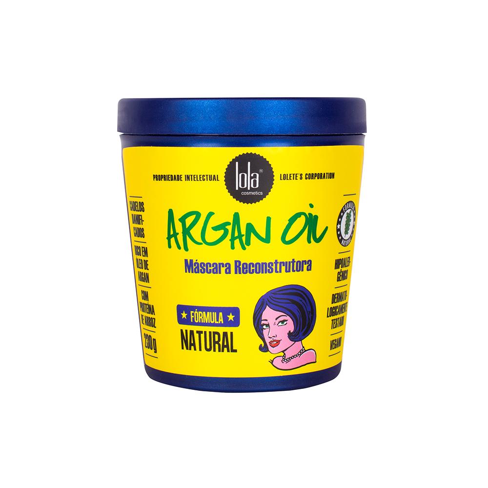 Máscara Reconstrutora Argan Oil Lola Cosmetics 230g
