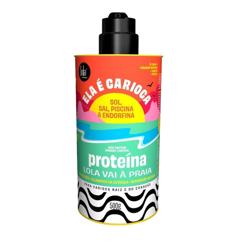 Proteína Capilar Ela É Carioca Lola Cosmectics 3 Em 1 500g