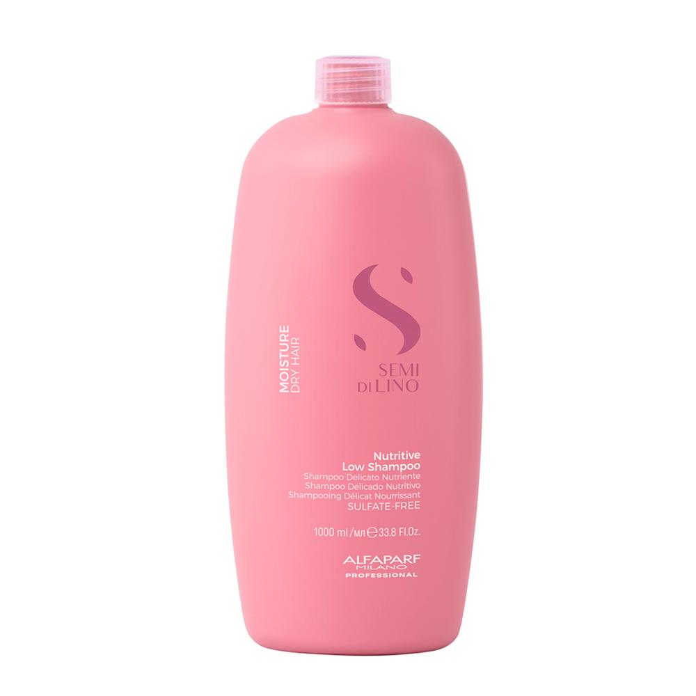 Shampoo Moisture Semi Di Lino Nutritive Low  Alfaparf Milano 1l