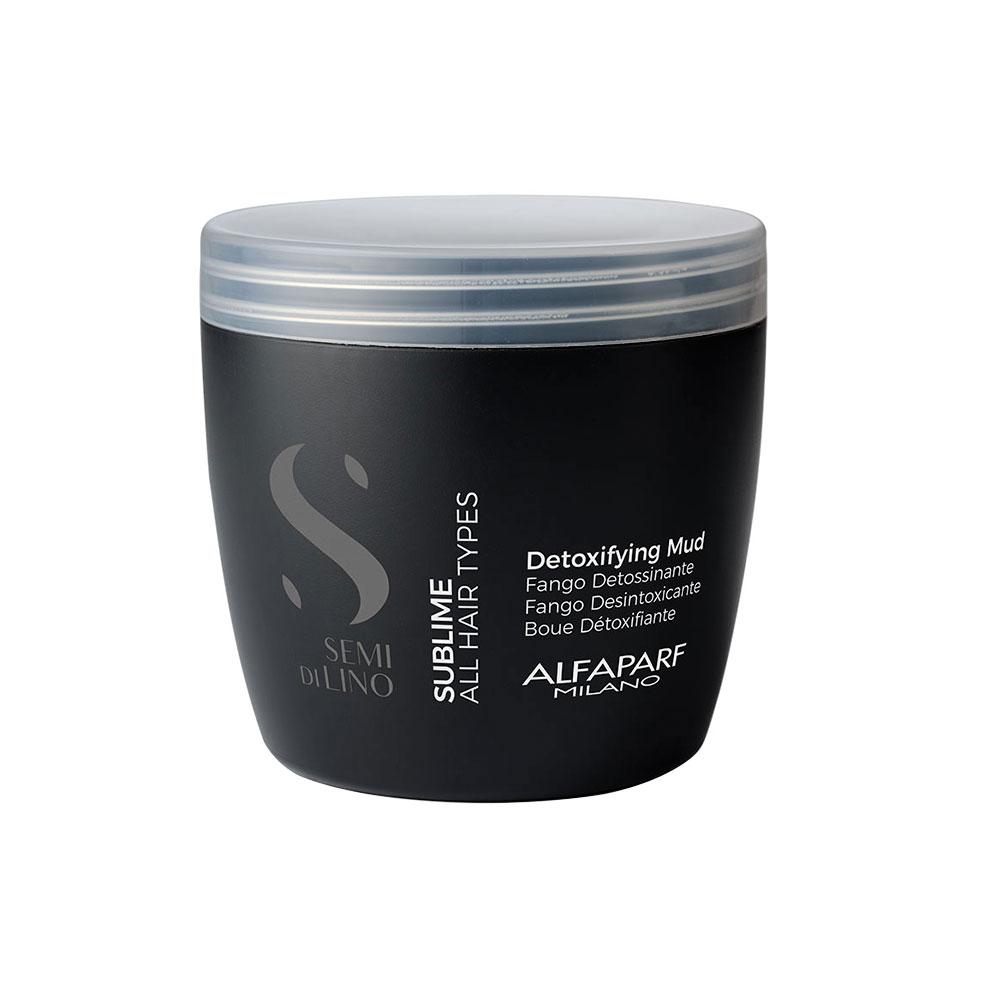Máscara Semi Di Lino Sublime Detoxifying Mud Alfaparf Milano 500ml