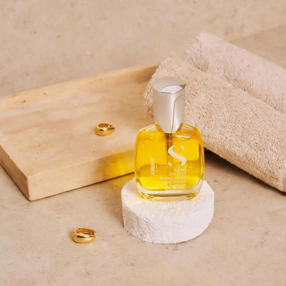 Óleo Capilar Semi Di Lino Sublime Cristalli Líquidi Alfaparf 50ml