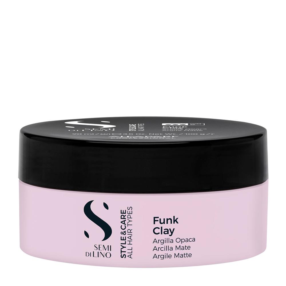 Pomada Modeladora Semi Di Lino Style & Care Funk Clay Alfaparf Milano 90ml