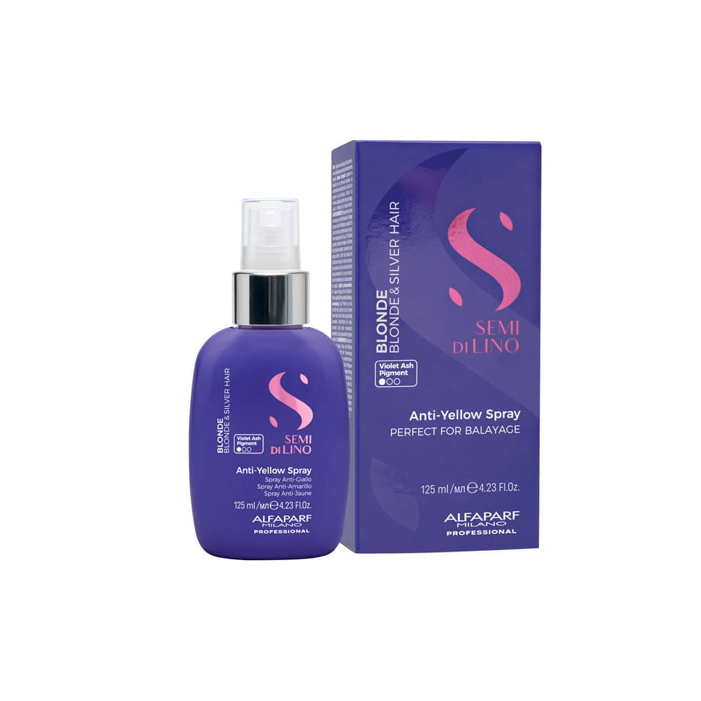 Leave-In Professional Semi Di Lino Blonde Anti-Yellow Alfaparf Milano 125ml