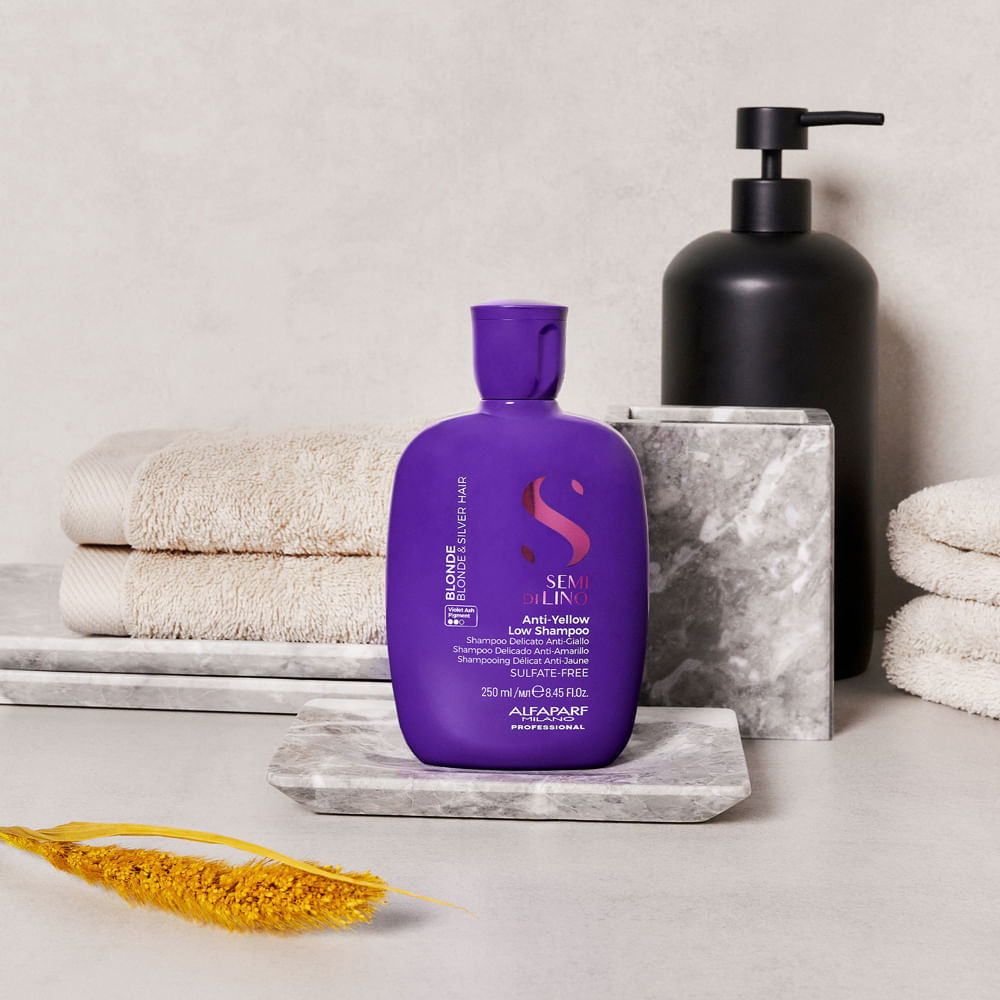 Shampoo Professional Semi Di Lino Blonde AntiYellow Alfaparf Milano 250ml