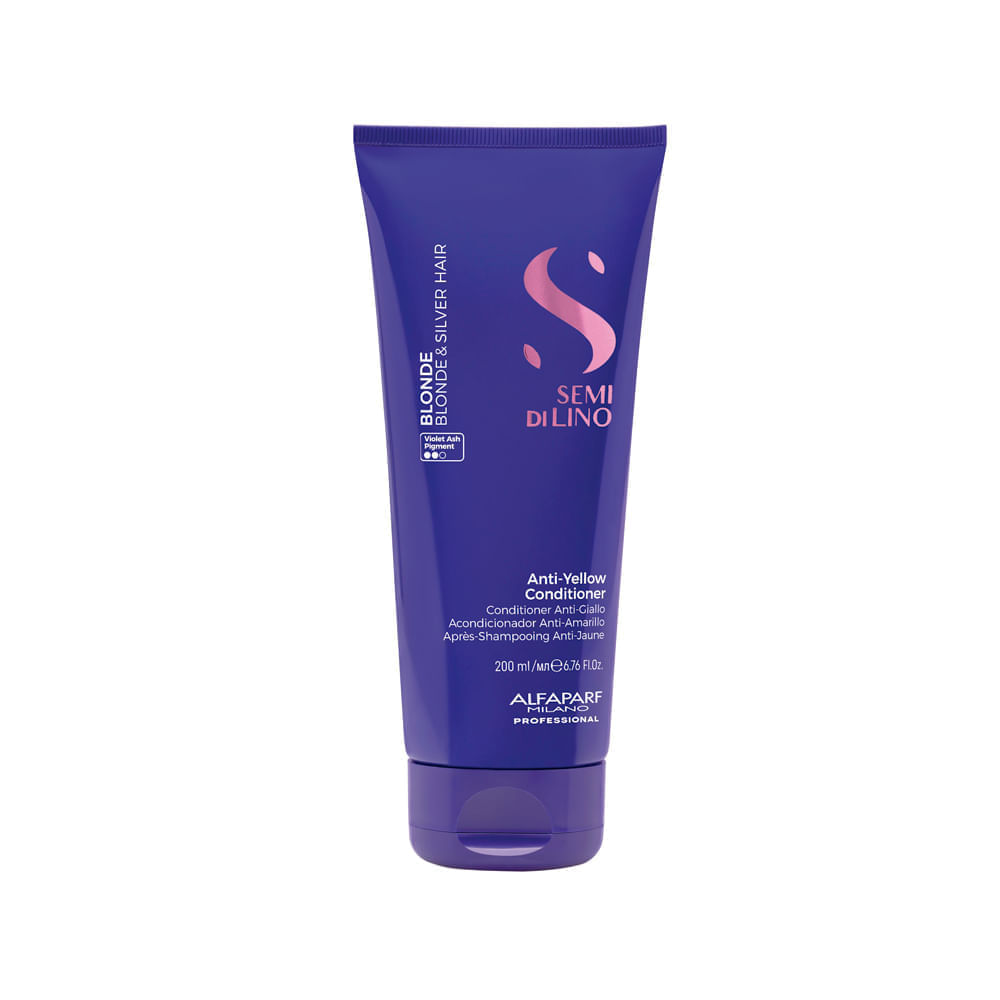 Condicionador Professional Professional Semi Di Lino Blonde Anti-Yellow Alfaparf Milano 200ml