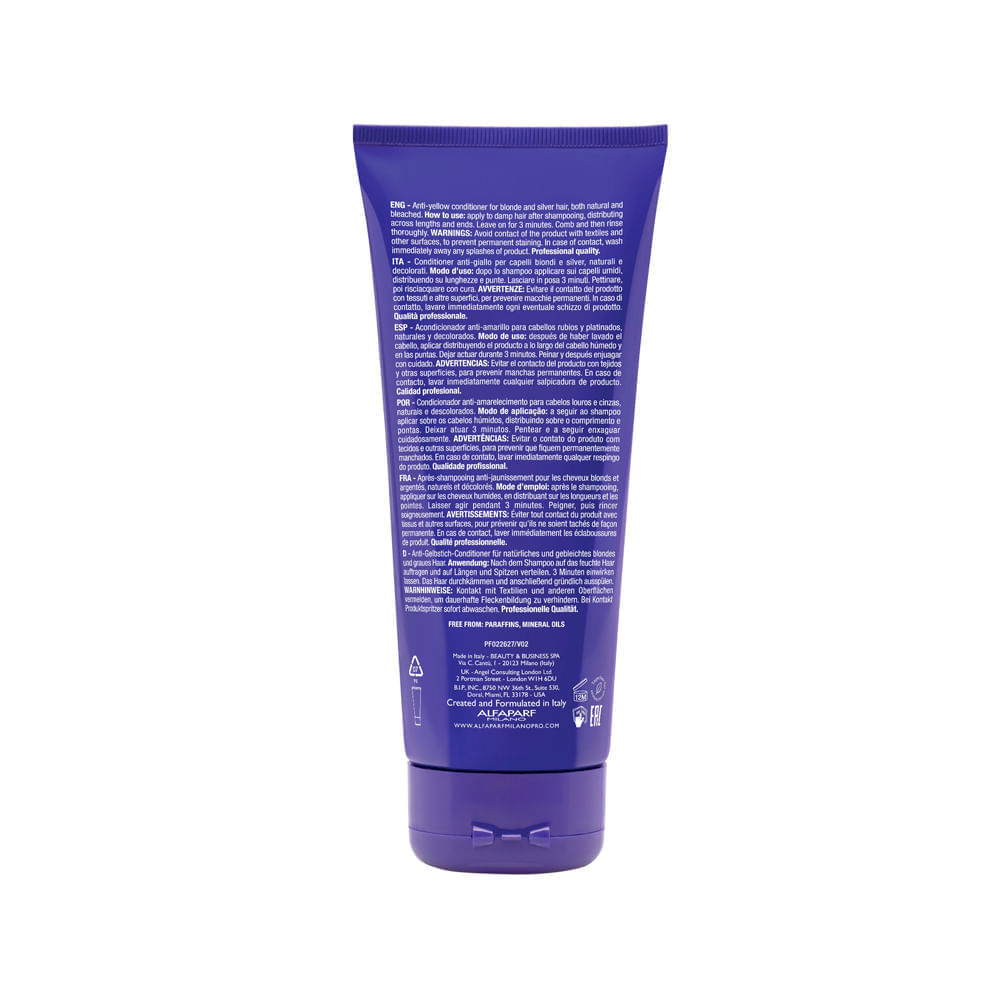 Condicionador Professional Professional Semi Di Lino Blonde Anti-Yellow Alfaparf Milano 200ml