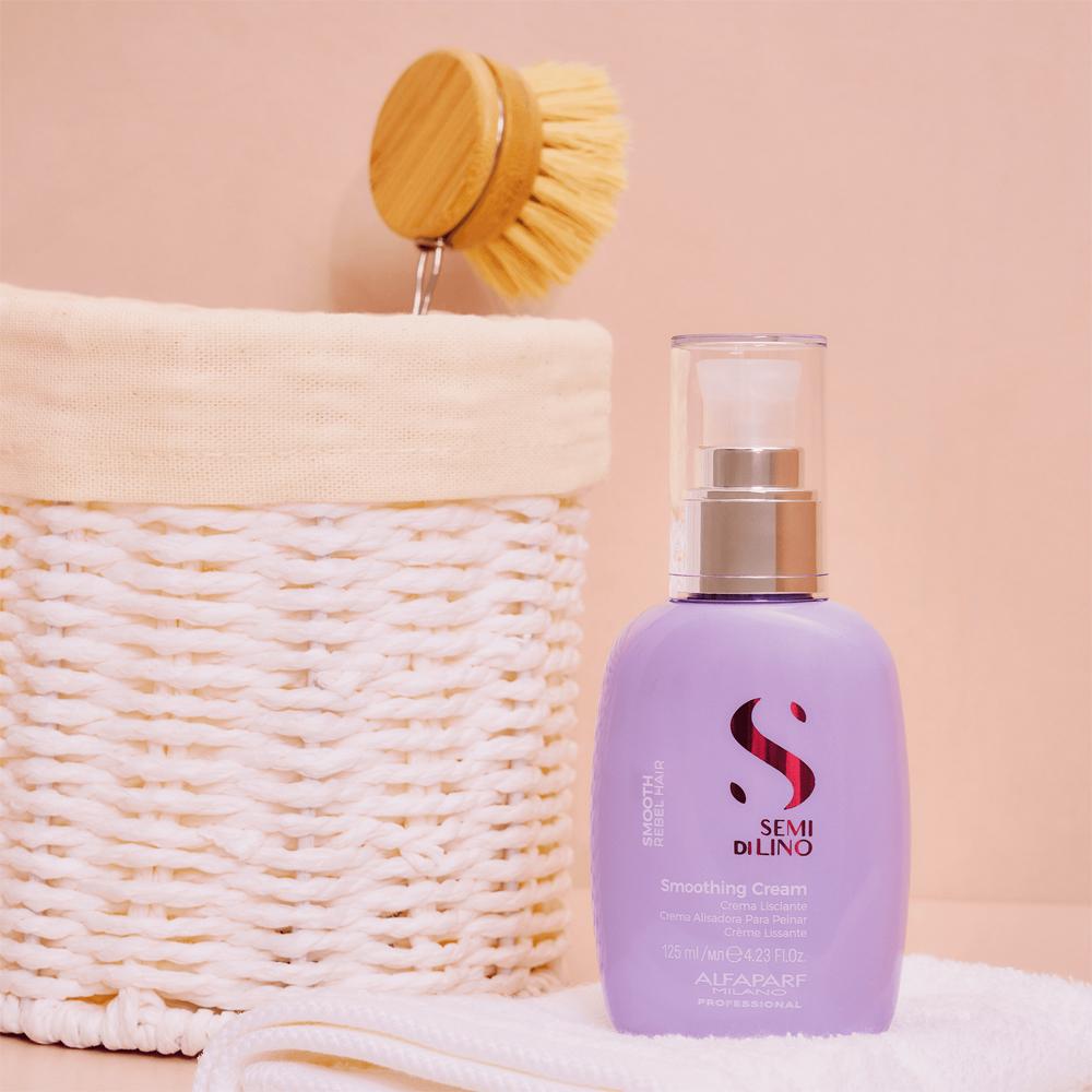 Leave-in Semi Di Lino Smooth Smoothing Cream Alfaparf  Milano 125ml
