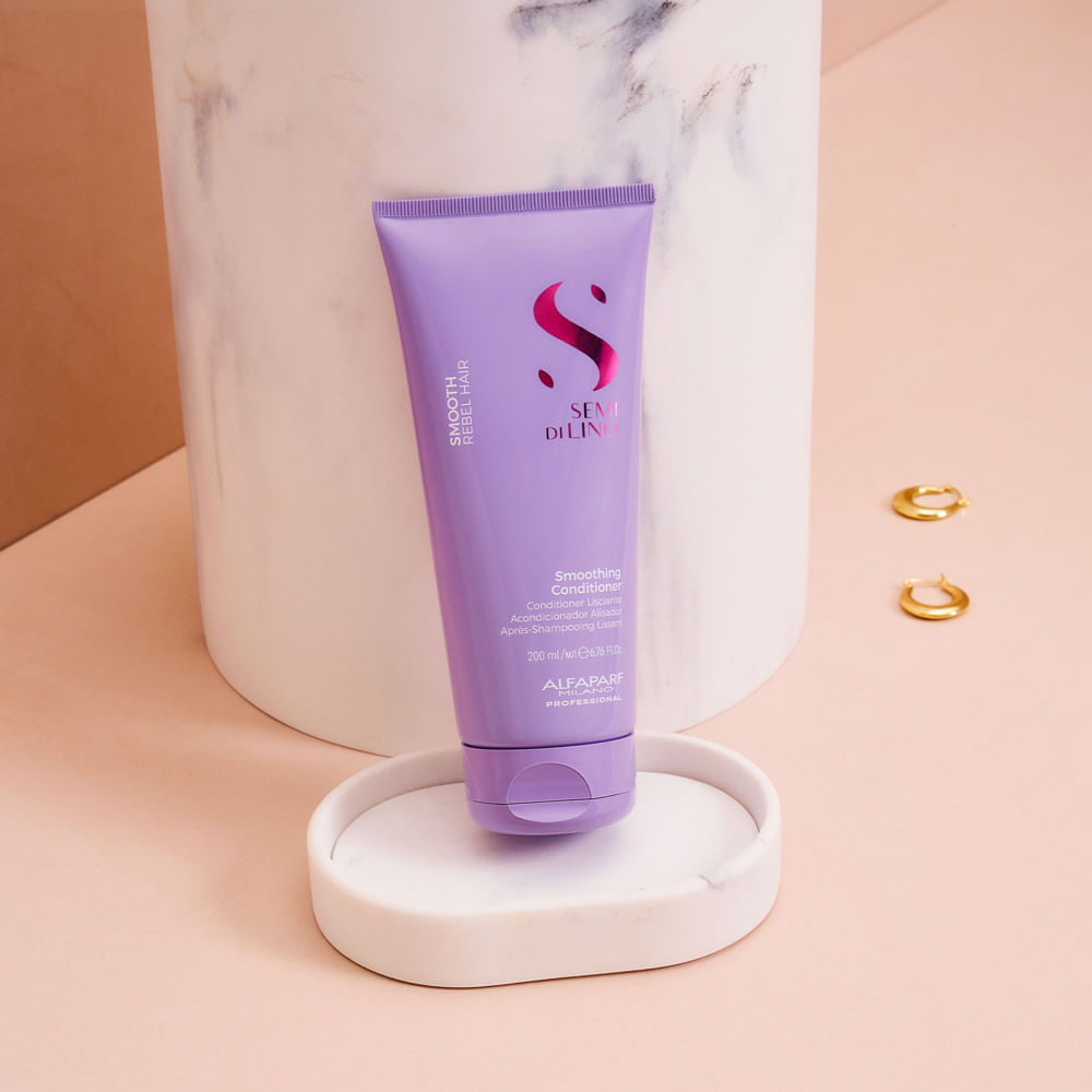 Condicionador Professional Semi Di Lino Smooth Smoothing Low Alfaparf Milano 200ml