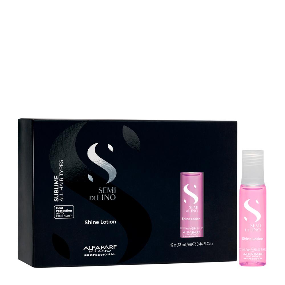 Kit Ampola de Tratamento Semi di Lino Shine Lotion Alfaparf Milano 12X13ml