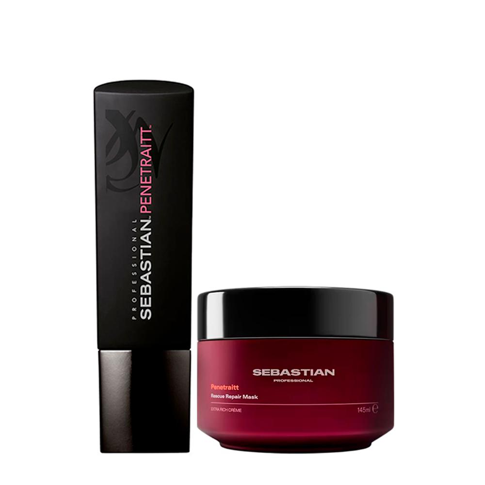 Kit Penetraitt Sebastian Professional Shampoo 250ml + Máscara 150ml