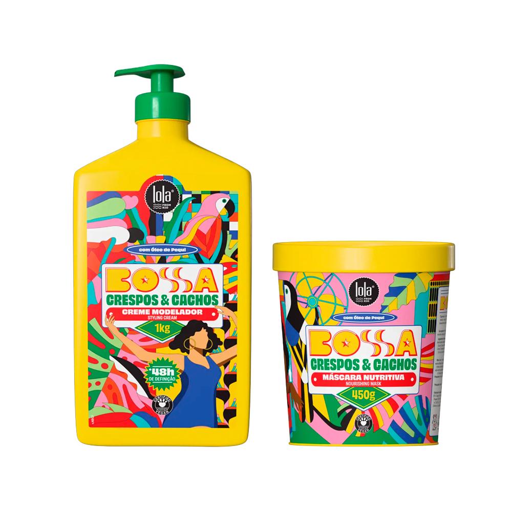Kit Lola From Rio Bossa Máscara 450g + Creme 1000ml