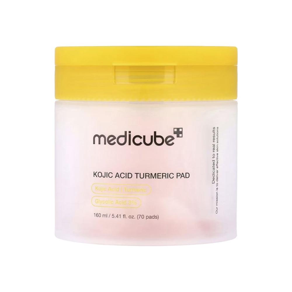 Tônico Facial Em Pads Kojic Acid Turmeric Pads Medicube 70 Unidades 160g