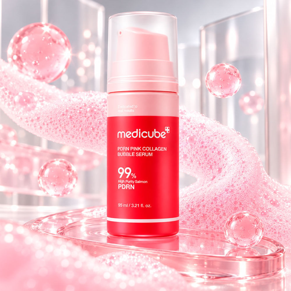 Sérum Facial PDRN Pink Collagen Bubble Serum Medicube 95ml