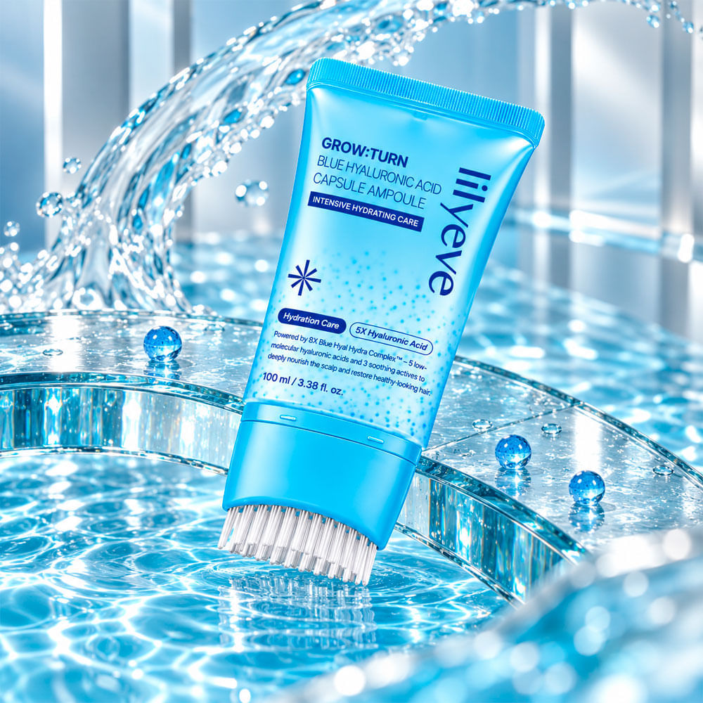 Tratamento Capilar Hidratante Grow:Turn Blue Lilyeve 100ml