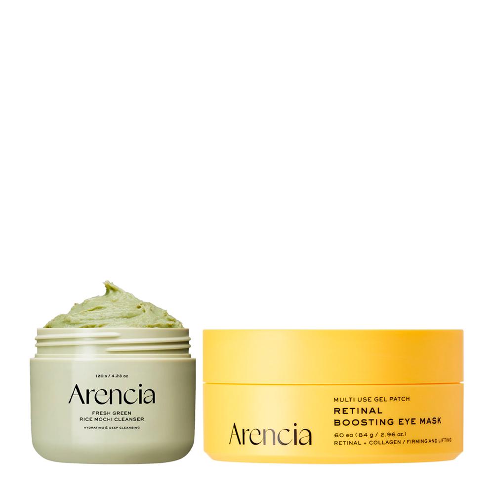 Kit Arencia Rice Mochi 120g + Retinal Máscara Olhos 84g