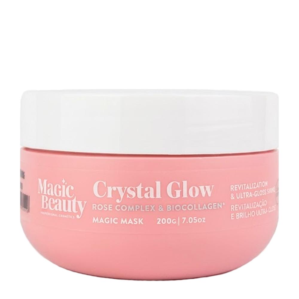 Máscara Capilar Crystal Glow Magic Beauty 200g
