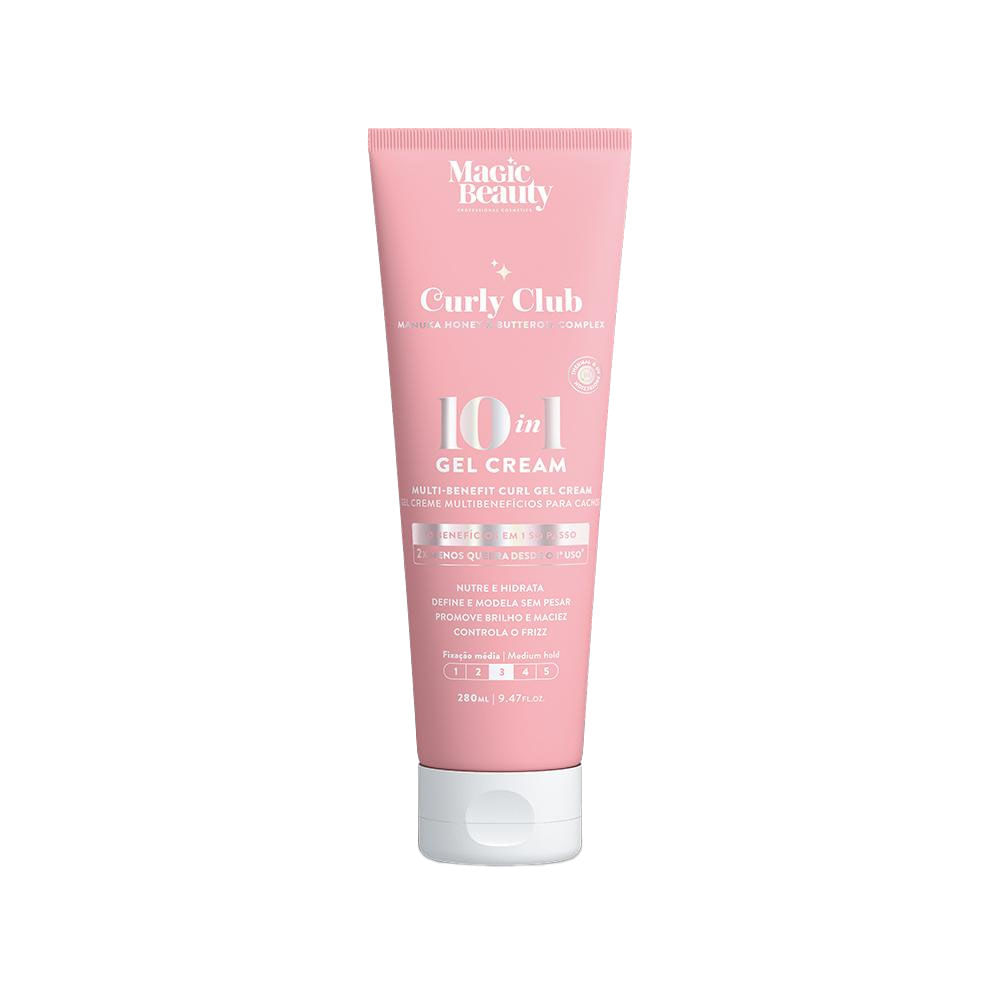 Máscara De Tratamento Para Cabelos Cacheados Curly Club Magic Beauty 280ml