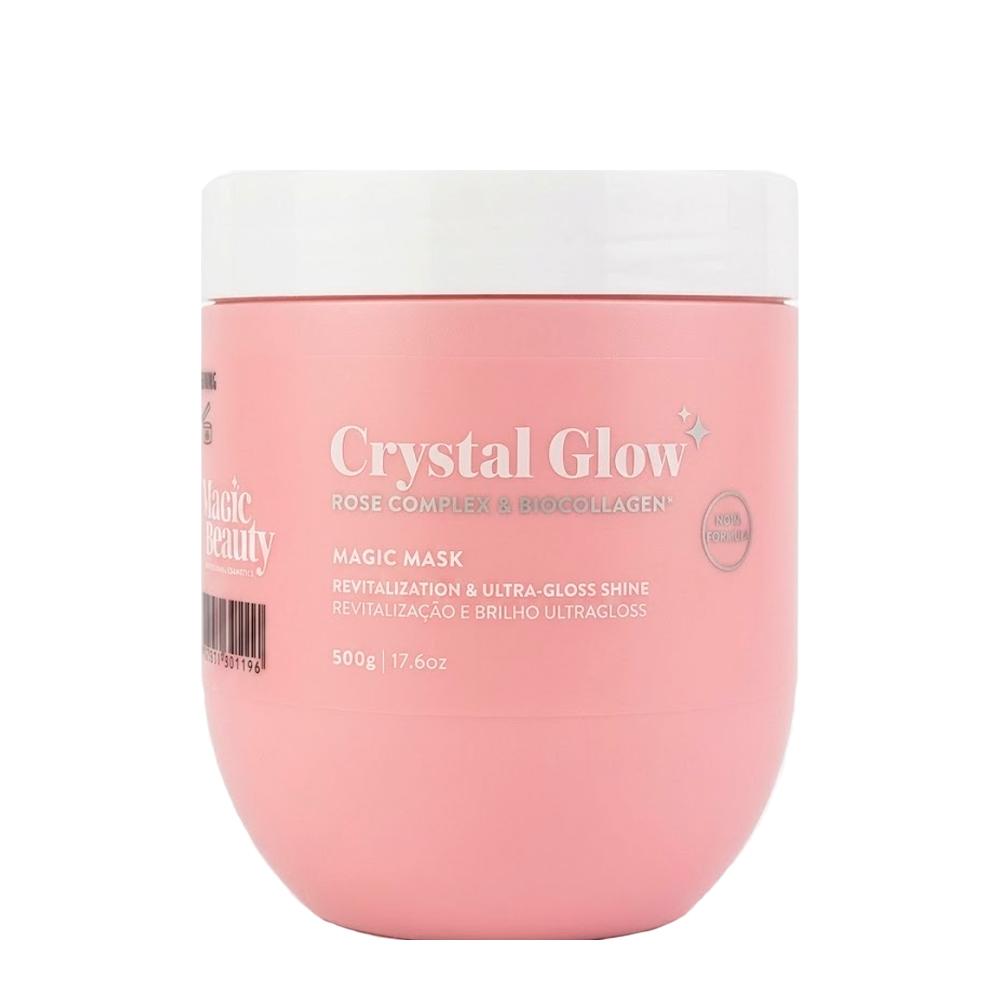 Máscara Capilar Crystal Glow Magic Beauty 500g