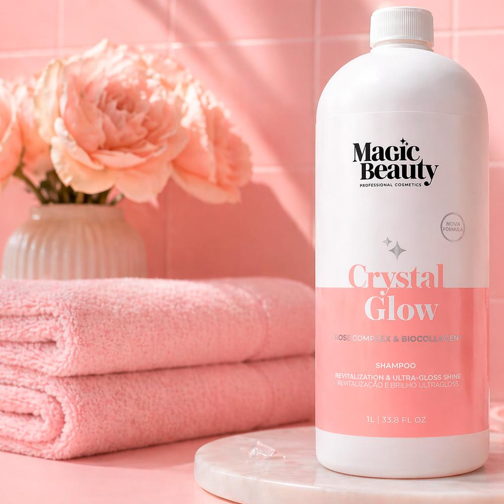 Shampoo Crystal Glow Magic Beauty 1L