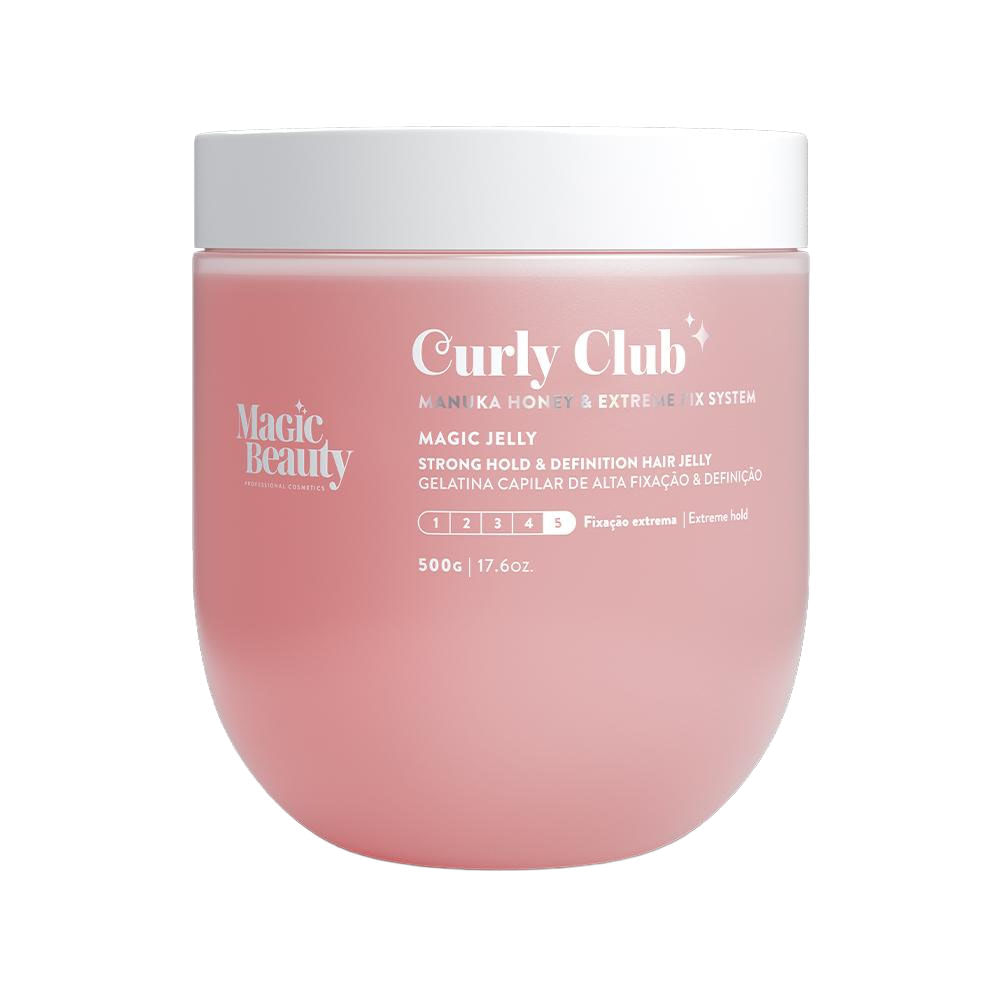 Gelatina Modeladora Curly Club Magic Jelly Magic Beauty 450g