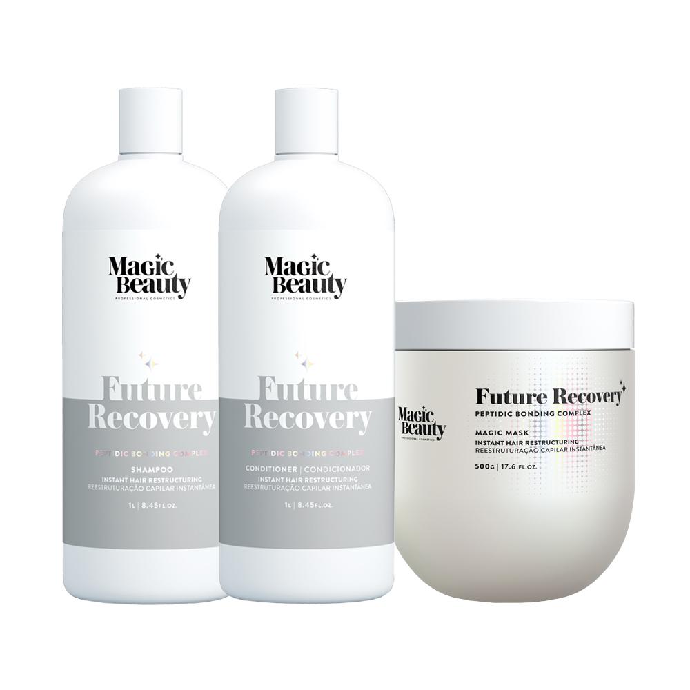 Kit Future Recovery Magic Beauty Shampoo 1l + Condicionador 1l + Máscara 500g