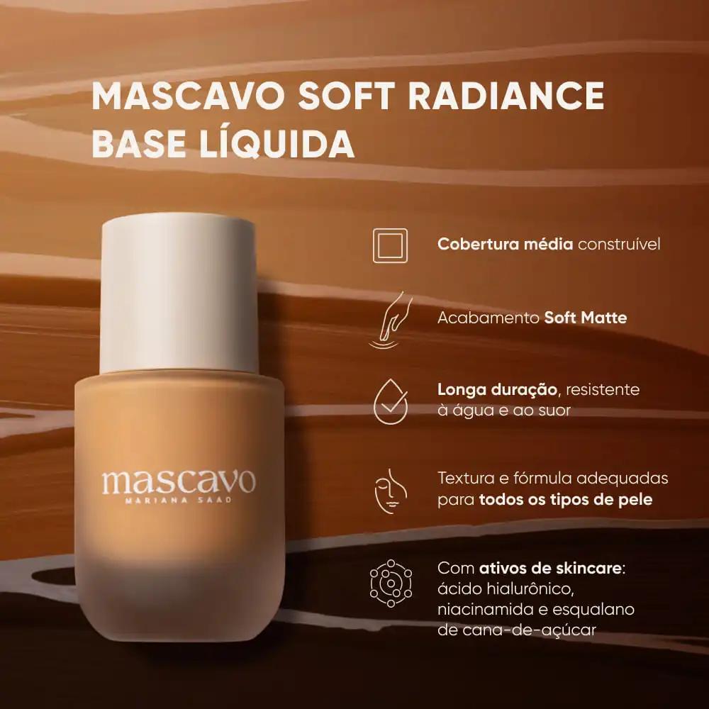 Base Líquida Soft Radiance Mascavo 30ml 28W
