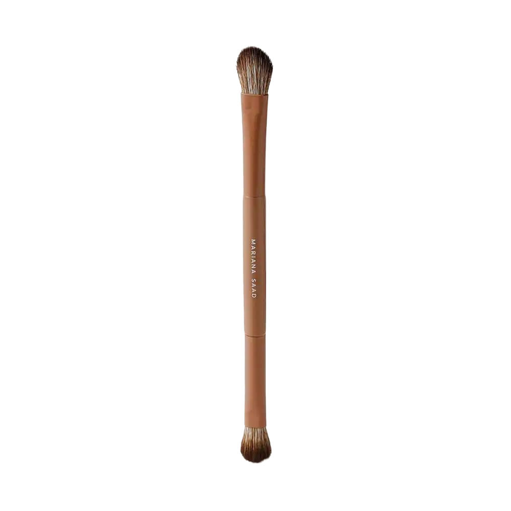 Pincel Duplo Para Sombra Pro Series 05 Mascavo