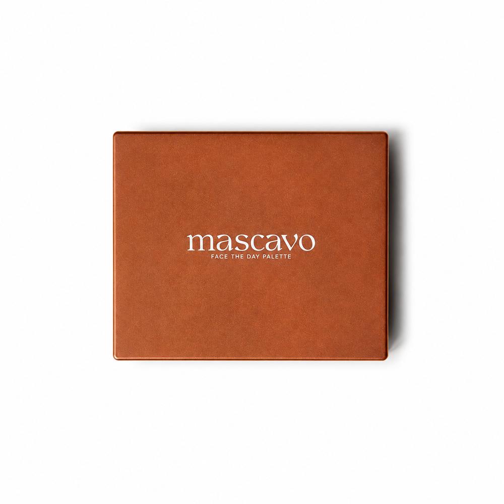 Paleta de Blush Multifuncional Face The Day Mascavo 17g