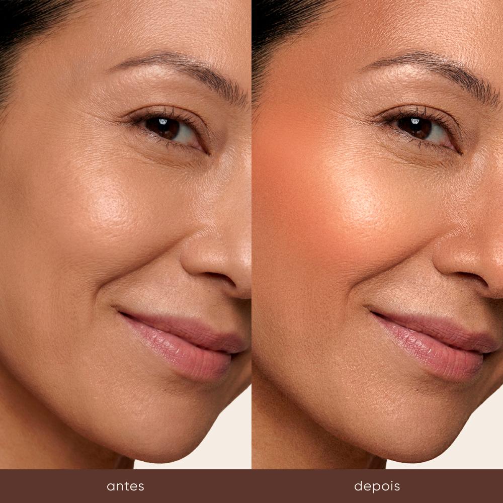 Paleta de Blush Multifuncional Face The Day Mascavo 17g